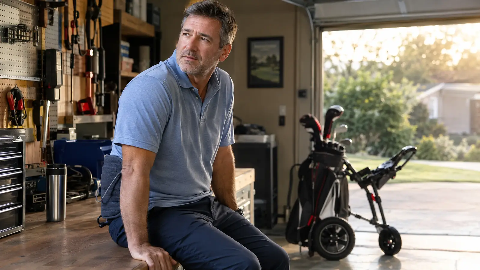How to Ease Golf Back Stiffness With a Heating Pad